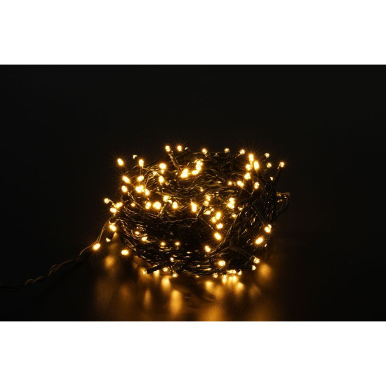 Karács. égősor 20m 200 LED WW Modee