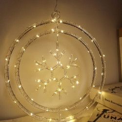 Karács. ablakdísz elemes Modee hópihe