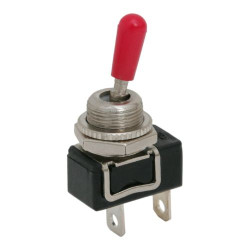 Készülékkapcsoló karos ON-OFF 12x22mm 2p
