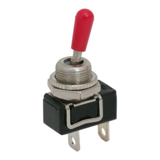 Készülékkapcsoló karos ON-OFF 12x22mm 2p