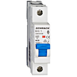 Kismegszakító 1P  6A "B" 6kA Schrack AM618106 
