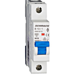 Kismegszakító 1P 10A "B" 6kA Schrack AM618110     