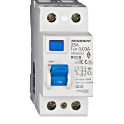 Fi-relé "A" 2P 25A 30mA  Amparo Schrack AR052203 