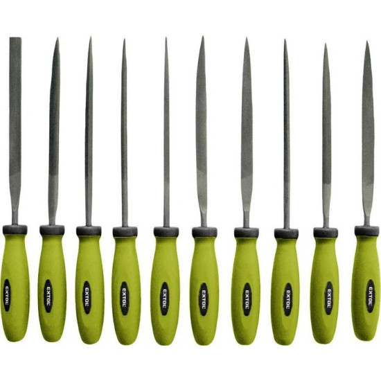 Tûreszelő készlet 150mm 10részes  Extol 8801