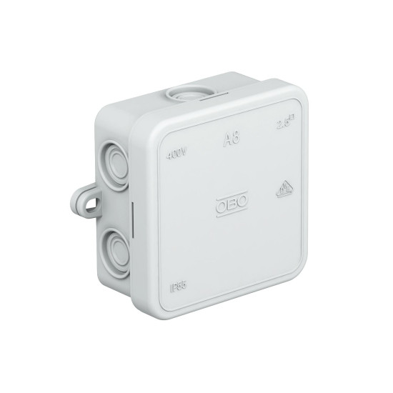 OBO kötődoboz  75x75mm IP54 szürke A8 2000016