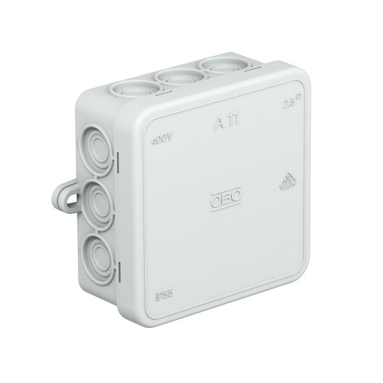 OBO kötődoboz  85x85mm IP54 szürke A11 2000342