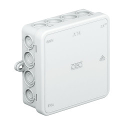 OBO kötődoboz 100x100mm IP54 szürke A14 2000378