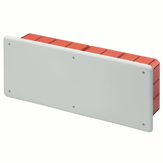 Kötődoboz falba süllyeszthető 392x152x70mm, fedéllel, DIN sínnel, IP40 Gewiss
