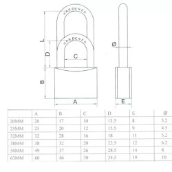 Lakat 25mm 3k. réz import