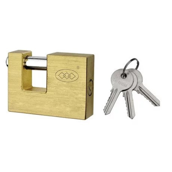 Lakat 60mm 3k. réz egyenes kengyeles Tri-Rhomb