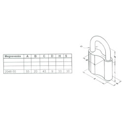 Lakat 55mm Elzett Tutius 2048/55