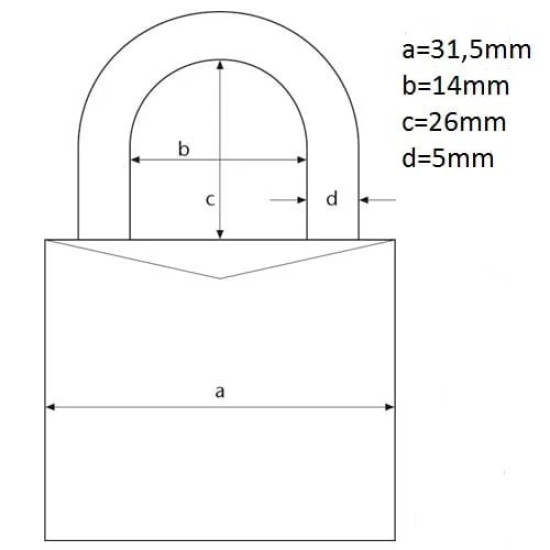 Lakat 30mm számkódos Abus 724/30