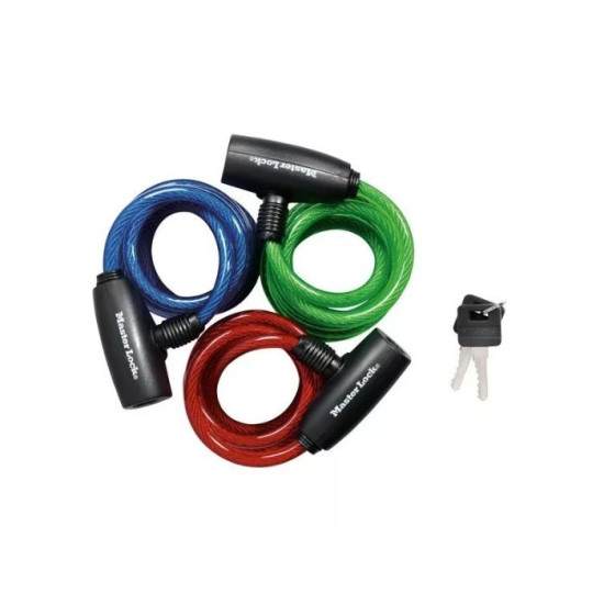 Kerékpárlakat kulcsos 8x1800mm Master Lock 8126 EURDPRO