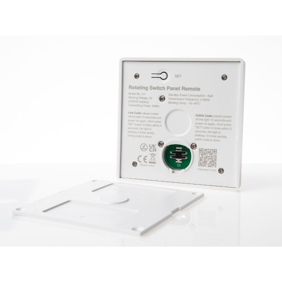 Távirányító led szalaghoz 1 zónás tekerőgombos Mi-Light K1-W