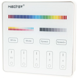 Távirányító led szalaghoz fali 4 zónás RGB+CCT Mi-Light B4