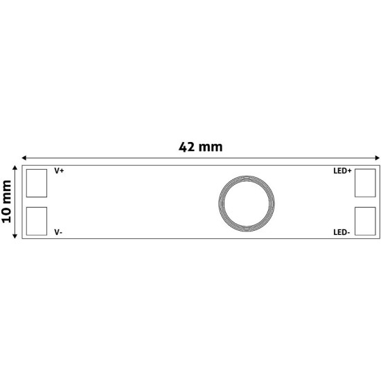 Led szalaghoz infra szenzor 8A 12-24V