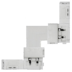Led szalag sarok csatlakozó 2P 10mm mûanyag