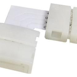 Led szalag sarok csatlakozó 4P 12mm mûanyag RGB