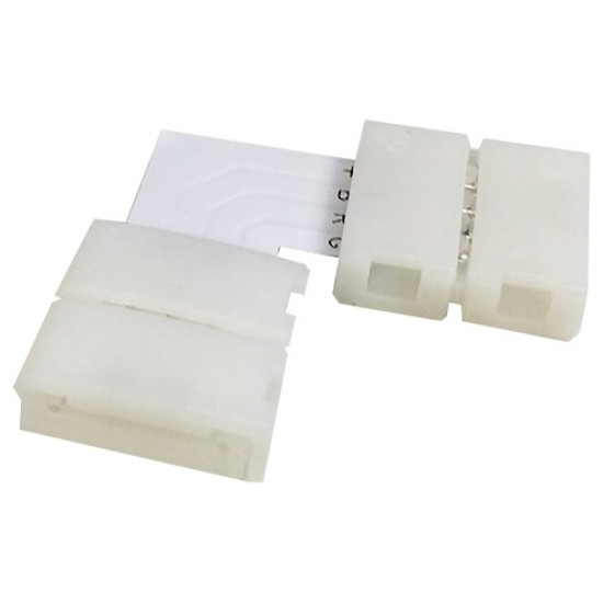 Led szalag sarok csatlakozó 4P 12mm mûanyag RGB