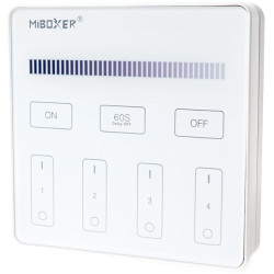 Távirányító led szalaghoz fali 4 zónás egyszínű Mi-Light B1