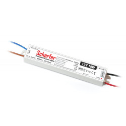 Tápegység led szalaghoz 12V 18W IP67 Scharfer SCH-18-12