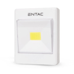 Hordozható Fali Kapcsoló Lámpa 1W LED Entac    