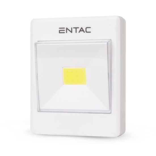 Hordozható Fali Kapcsoló Lámpa 1W LED Entac    