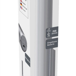 Szekrényvilágító lámpa 2,5W tölthető, mozgásérzékelős Avide ABLSBCAB-30WWR-DE