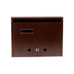 Postaláda 35x27cm lépcsőházi barna        