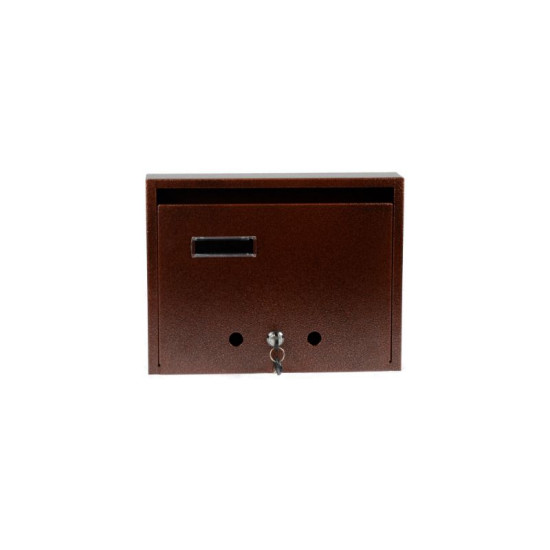 Postaláda 35x27cm lépcsőházi barna        