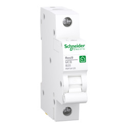 Kismegszakító 1P 20A 'B' Schneider Resi9 R9F04120