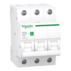Kismegszakító 3P 20A 'C' Schneider Resi9 R9F14320