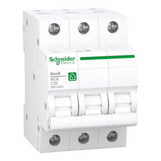 Kismegszakító 3P 25A 'C' Schneider Resi9 R9F14325