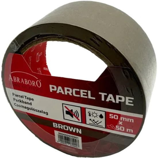 Csomagolószalag 50mmx50m barna Abraboro