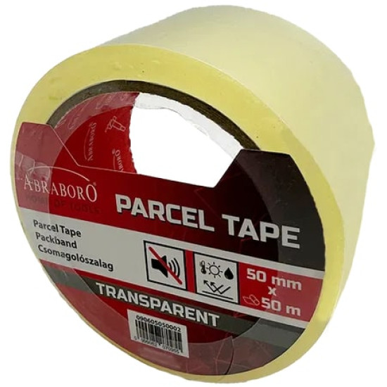 Csomagolószalag 50mmx50m átlátszó Abraboro