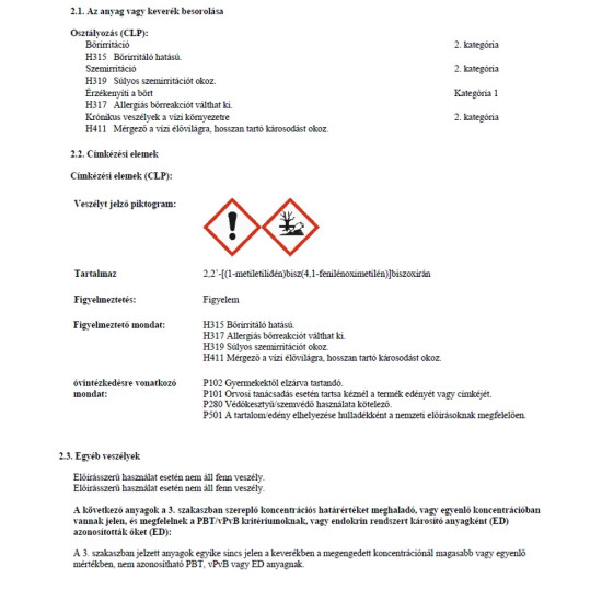 Ragasztó kétkomponensû 6ml Repair Epoxy Pattex