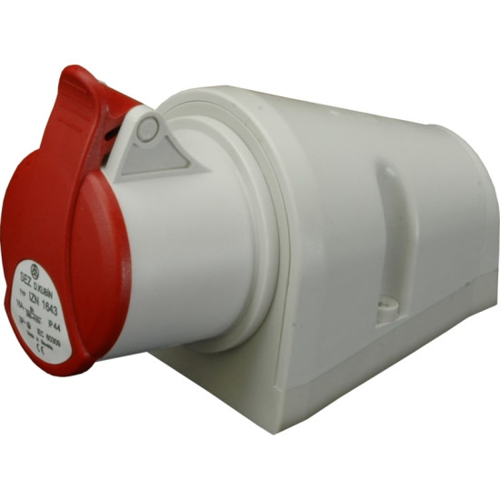 Ipari rögzíthető dugalj DAFR 4P 16A IP44 PCE  