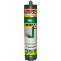 Turbo akril tömítő 280ml fehér Soudal