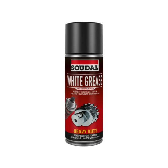Fehér zsírzó spray 400ml Soudal