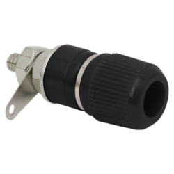 Banán aljzat beépíthető mûanyag fekete 30mm