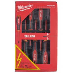 Csavarhúzó készlet  7r. VDE Milwaukee 4932478738