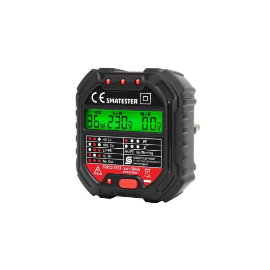 Dugalj és FI-relé teszter Home SMATESTER          