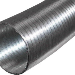 Szellőző cső flexibilis, alumínium 100mm 2m
