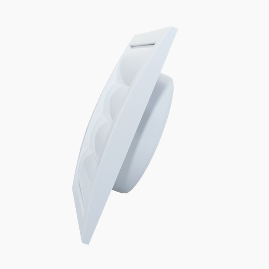 Szellőzőrács 100mm zsalus, szúnyoghálóval