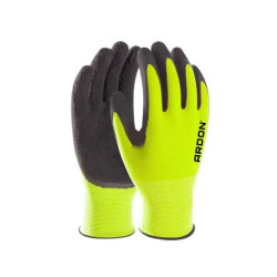 Védőkesztyű nylon latex mártott 8" M Ardon