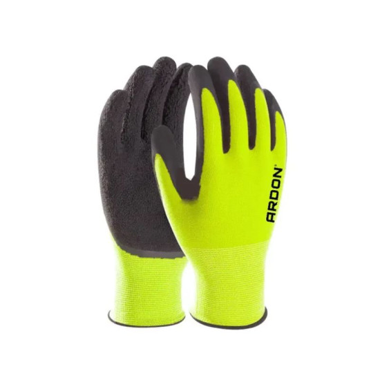 Védőkesztyű nylon latex mártott 8" M Ardon