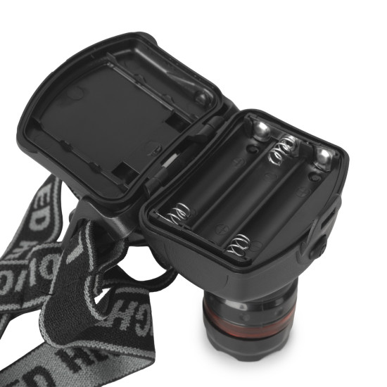 Fejlámpa fókuszálható 3xAAA 110Lm IP44 Entac