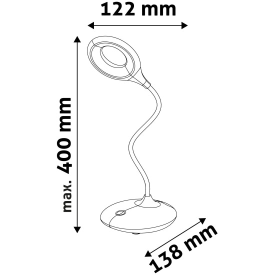 Asztali lámpa LED 4W Avide Minimal