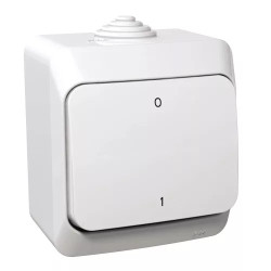 Kétpólusú kapcsoló Cedar Plus 102 IP44 WDE000520