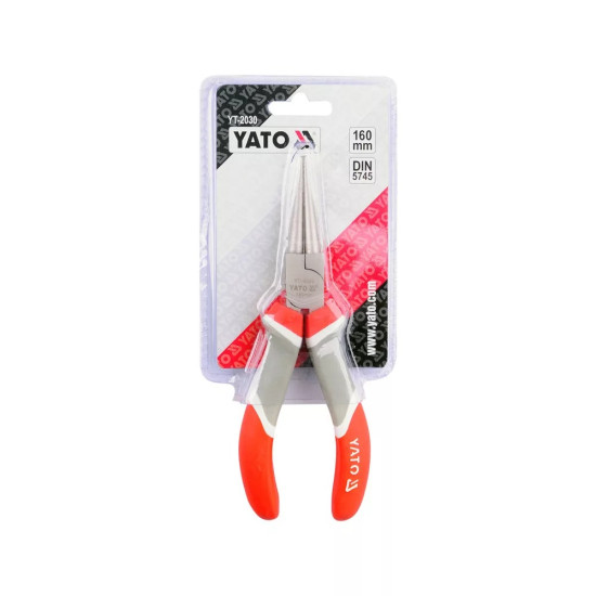 Kerekcsőrű fogó 160mm Yato YT-2030